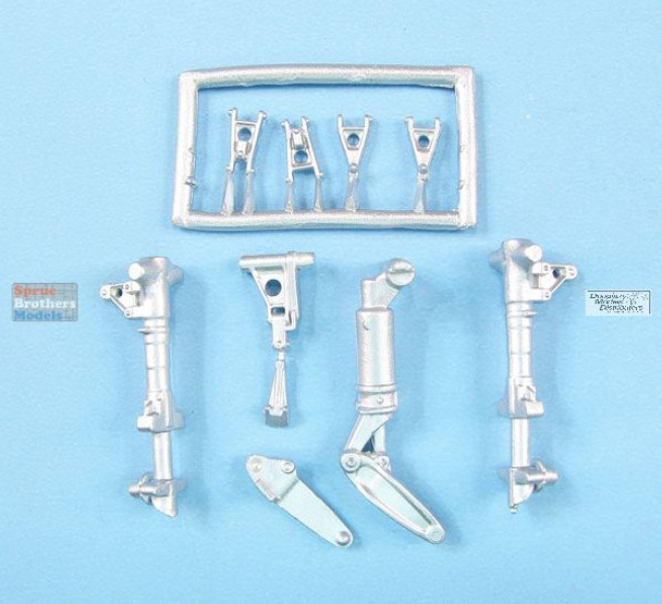 SAC32174 1:32 Scale Aircraft Conversions - DH.100 Vampire F Mk.3 FB Mk.5 Landing Gear (IFM kit)