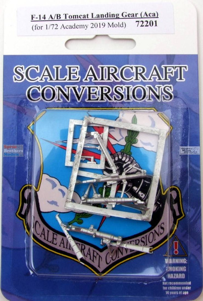 SAC72201 1:72 Scale Aircraft Conversions - F-14A F-14B Tomcat Landing Gear (ACA kit)