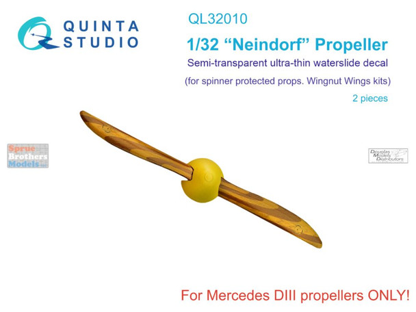 QTSQL32010 1:32 Quinta Studio "Neindorf" Propeller (WNW kit)