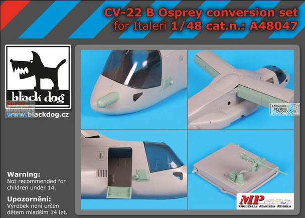 BLDA48047A 1:48 Black Dog  CV-22B Osprey Conversion Set (ITA kit)