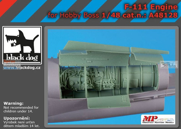 BLDA48128A 1:48 Black Dog F-111 Aardvark Engine (HBS kit)