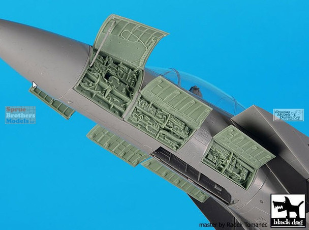 BLDA48096A 1:48 Black Dog F-15B F-15D Eagle Electronics Bays (GWH kit)