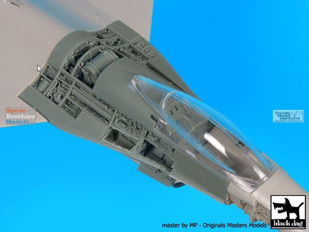 BLDA48078A 1:48 Black Dog F-16C Falcon Cannon & Electronics Bays (TAM kit)