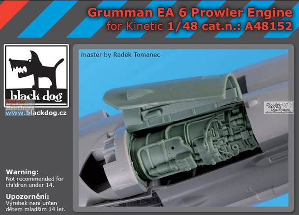 BLDA48152A 1:48 Black Dog EA-6B Prowler Engine (KIN kit)