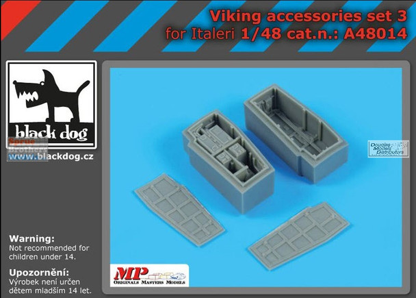 BLDA48014A 1:48 Black Dog S-3 Viking Accessories Set 3 (ITA kit)