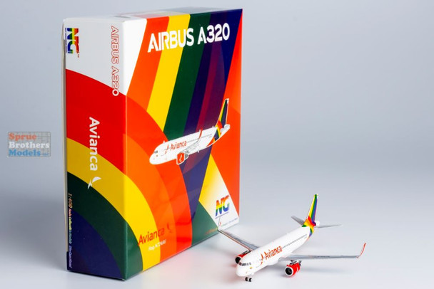 NGM15020 1:400 NG Model Avianca Airbus A320-200 Reg #N724AV Pride (pre-painted/pre-built)