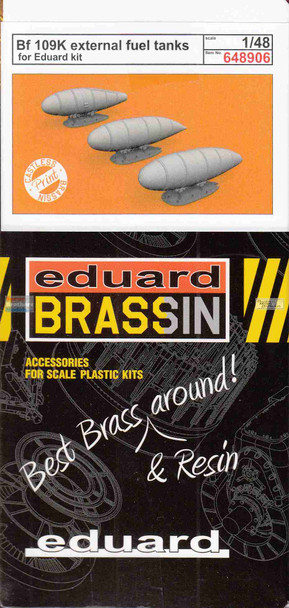 EDU648906 1:48 Eduard Brassin - Bf109K External Fuel Tanks (EDU kit)