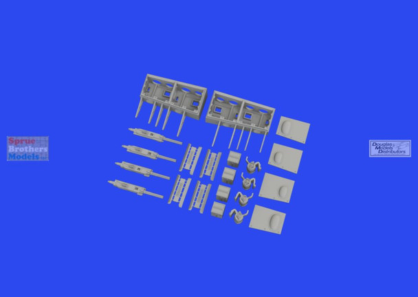 EDU648938 1:48 Eduard Brassin - Hurricane Mk.II Gun Bays (ARM kit)