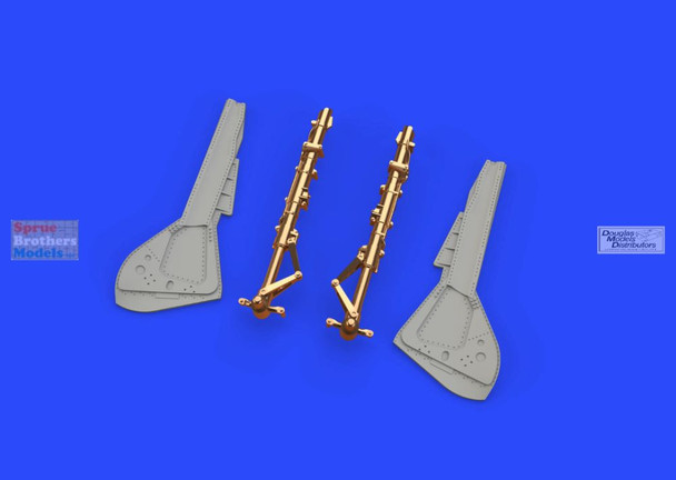 EDU648942 1:48 Eduard Brassin - Fw190A-7 Undercarriage Legs / Landing Gear [Bronze] (EDU kit)