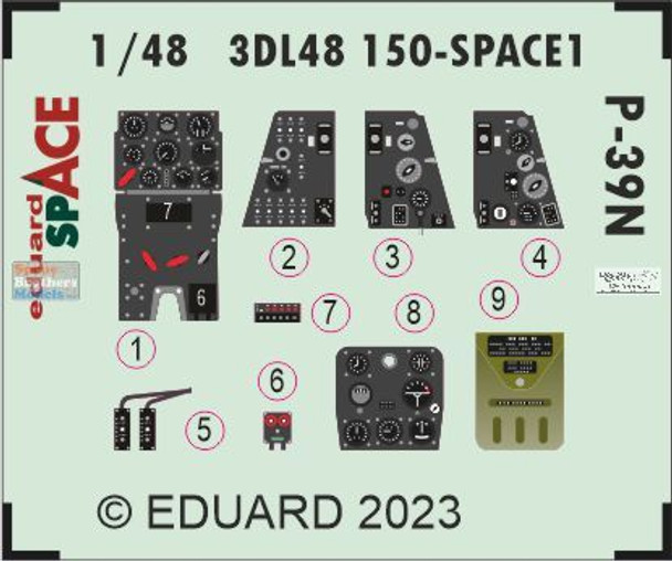 EDU3DL48150 1:48 Eduard SPACE - P-39N Airacobra (EDU kit)