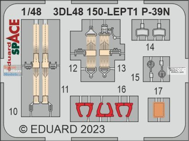 EDU3DL48150 1:48 Eduard SPACE - P-39N Airacobra (EDU kit)