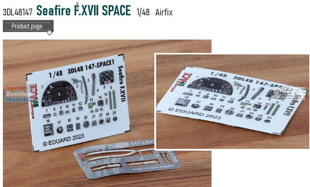 EDU3DL48147 1:48 Eduard SPACE - Seafire F.XVII (AFX kit)