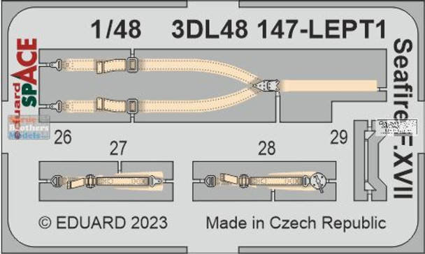 EDU3DL48147 1:48 Eduard SPACE - Seafire F.XVII (AFX kit)