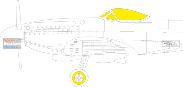 EDUEX991 1:48 Eduard Mask - Seafire F.XVII (AFX kit)