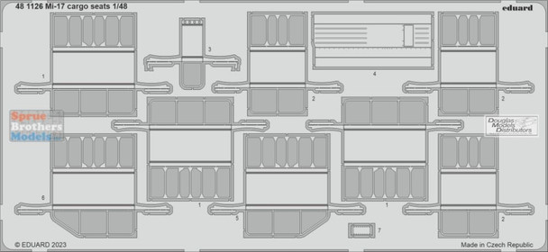 EDU481126 1:48 Eduard PE - Mi-17 Hip Cargo Seats (TRP kit)