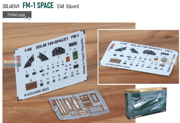 EDU3DL48149 1:48 Eduard SPACE - FM-1 Wildcat (EDU kit)