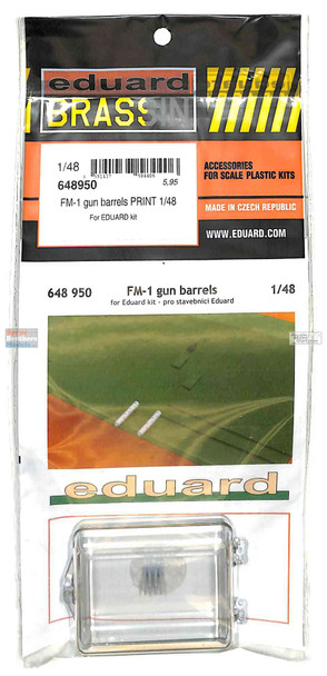 EDU648950 1:48 Eduard Brassin Print - FM-1 Wildcat Gun Barrels (EDU kit)