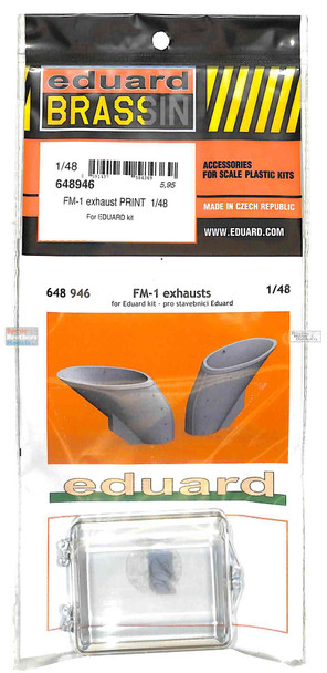 EDU648946 1:48 Eduard Brassin Print - FM-1 Wildcat Exhaust (EDU kit)