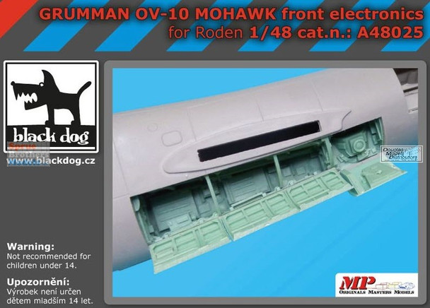 BLDA48025A 1:48 Black Dog OV-1D Mohawk Front Electronics (ROD kit)
