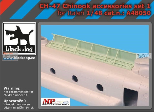 BLDA48050A 1:48 Black Dog CH-47 Chinook Accessories Set 1 (ITA kit)