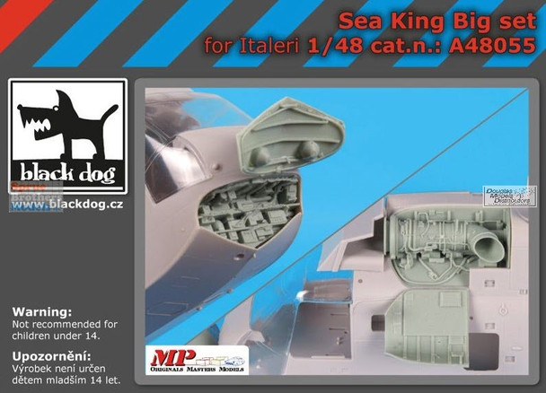 BLDA48055A 1:48 Black Dog SH-3 Sea King Big Set (HAS kit)