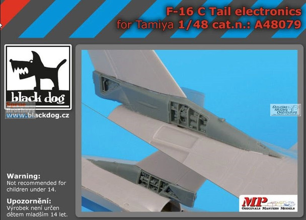 BLDA48079A 1:48 Black Dog F-16C Falcon Tail Electronics (TAM kit)