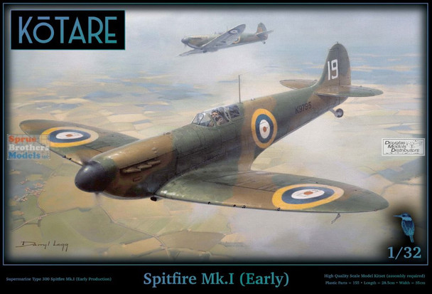 KOTK32004  1:32 Kotare Spitfire Mk.Ia Early