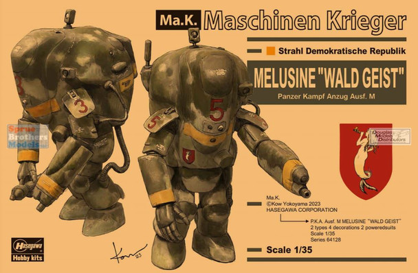 HAS64128 1:35 Hasegawa Melusine 'Wald Geist' - Maschinen Krieger