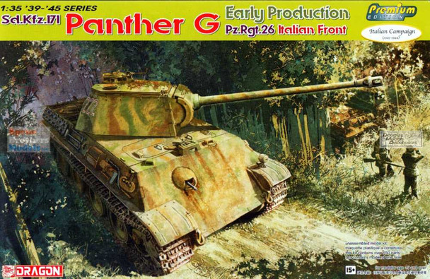 DML6622 1:35 Dragon Sd.Kfz.171 Panther G Early Pz.Rgt.26 Italian Front