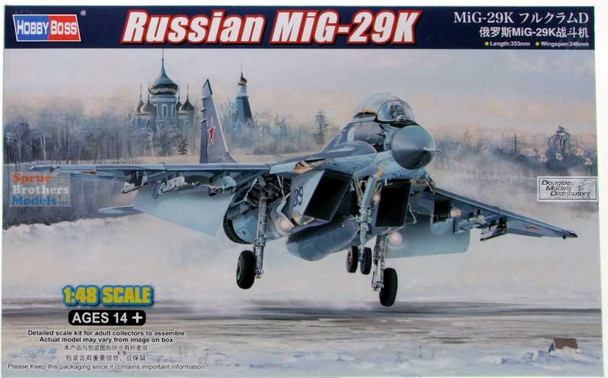 HBS81786 1:48 Hobby Boss Russian MiG-29K Fulcrum