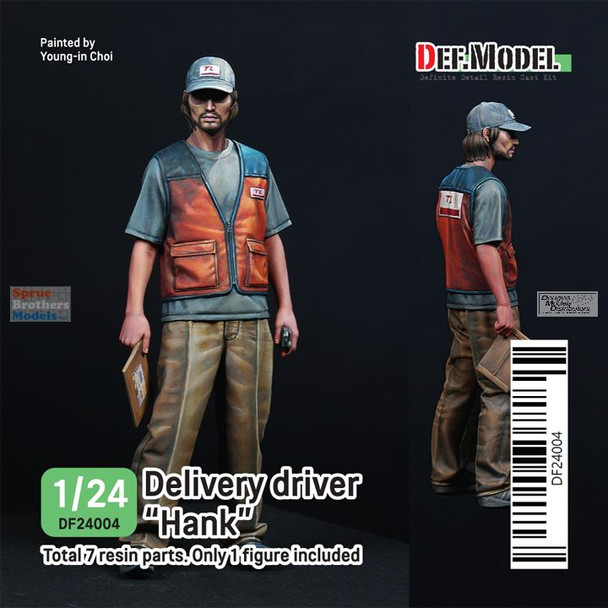 DEFDF24004 1:24 DEF Model Figure Set - Delivery Driver 'Hank'