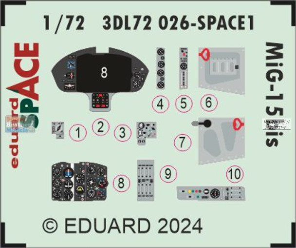 EDU3DL72026 1:72 Eduard SPACE - MiG-15bis Fagot (EDU kit)