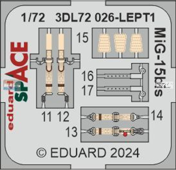 EDU3DL72026 1:72 Eduard SPACE - MiG-15bis Fagot (EDU kit)