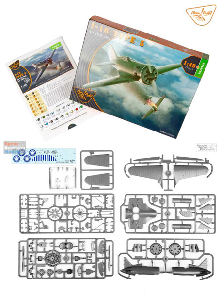 CLPCP48013 1:48 Clear Prop Models I-16 Type 5 in the Sky of China
