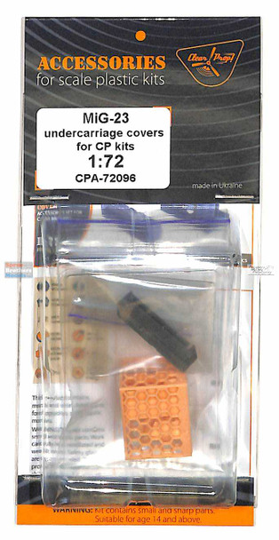 CLPCPA72096A 1:72 Clear Prop Models MiG-23 Flogger Undercarriage Covers (CLP kit)