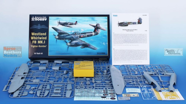 SPH32088 1:32 Special Hobby Westland Whirlwind F Mk.I 'Fighter-Bomber' [Hi-Tech Kit]