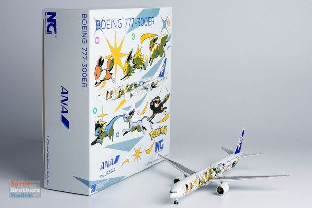 NGM73037 1:400 NG Model ANA B777-300ER Reg #JA784A Eevee Jet (pre-painted/pre-built)