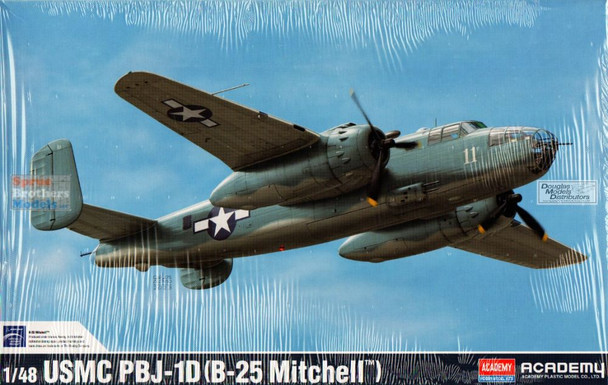 ACA12334 1:48 Academy PBJ-1D (B-25 Mitchell) USMC