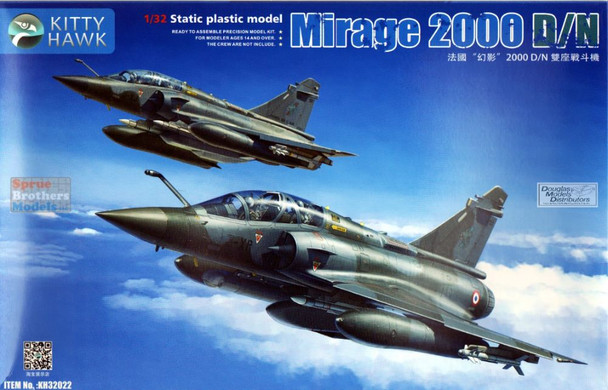 ZIMKH32022 1:32 Zimi Model Kitty Hawk Mirage 2000D/N