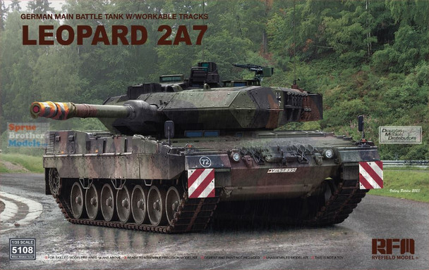 RFMRM5108 1:35 Rye Field Model Leopard 2A7 with Workable Tracks