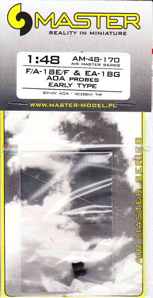 MASAM48170 1:48 Master Model - F-18E F-18F Super Hornet EA-18G Growler AOA Probes Early Type