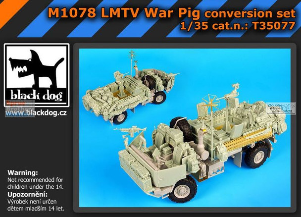 BLDT35077T 1:35 Black Dog M1078 LMTV War Pig Conversion Set (TRP kit)