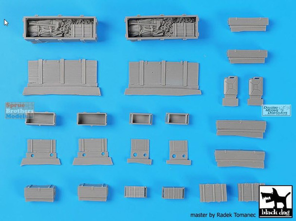 BLDT35241T 1:35 Black Dog WW2 Universal Boxes