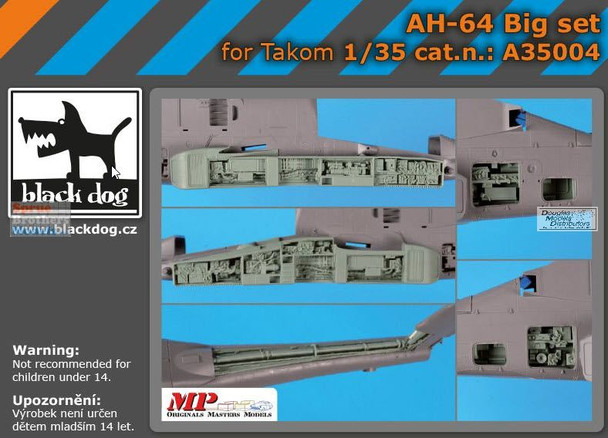 BLDA35004A 1:35 Black Dog AH-64 Apache Big Set (TAK kit)