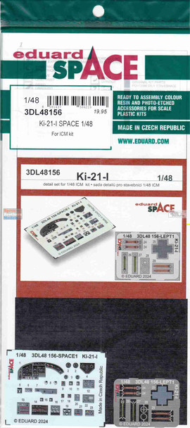 EDU3DL48156 1:48 Eduard SPACE - Ki-21-I Sally (ICM kit)