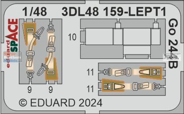 EDU3DL48159 1:48 Eduard SPACE - Go244B (ICM kit)