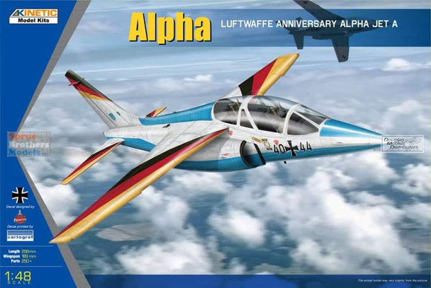 KIN48087 1:48 Kinetic Luftwaffe Anniversary Alpha Jet A