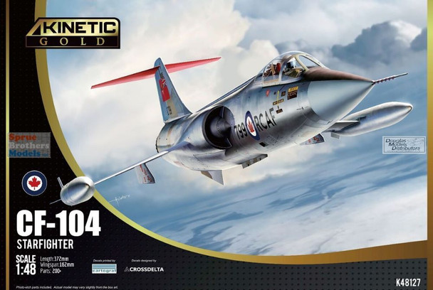 KIN48127 1:48 Kinetic CF-104 Starfighter