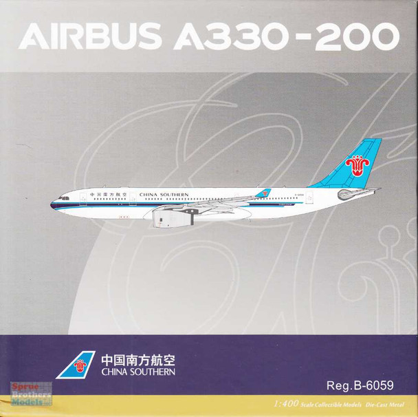 NGM61072 1:400 NG Model China Southern Airbus A330-200 Reg #B-6059 RR Engines (pre-painted/pre-built)