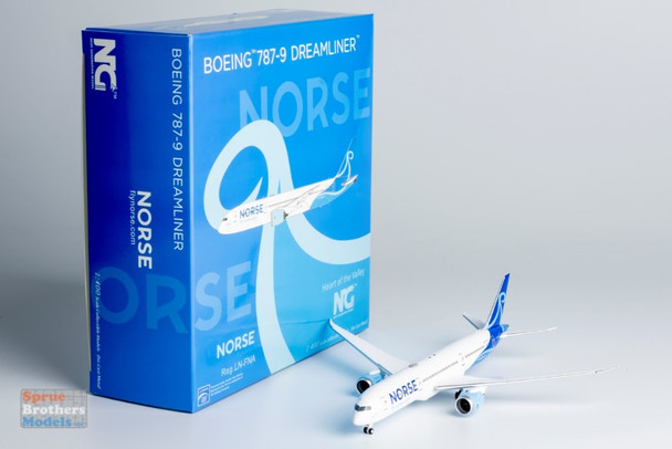 NGM55115 1:400 NG Model Norse Airways B787-9 Reg #LN-FNA 'Heart of the Valley' (pre-painted/pre-built)